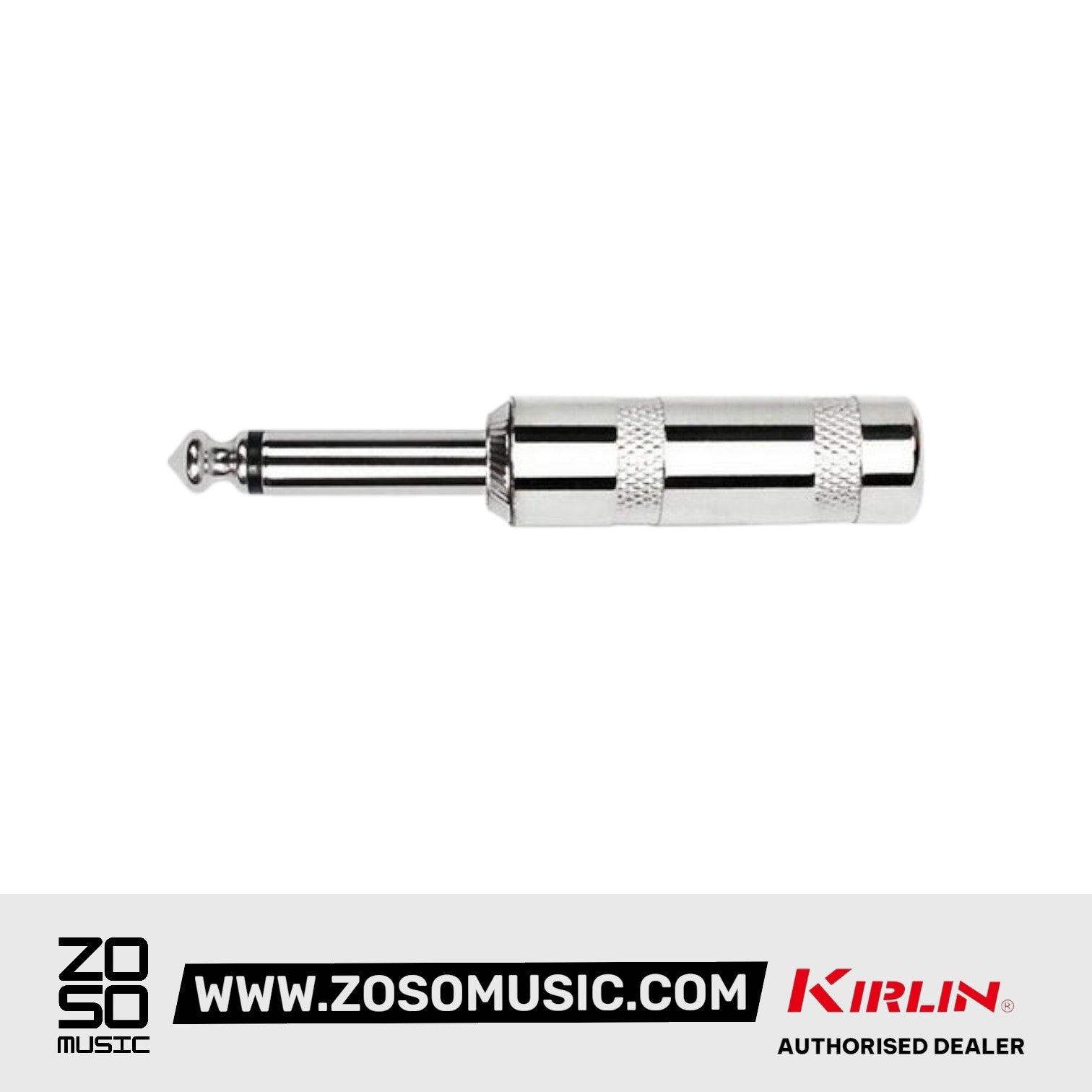 Kirlin CV-2306 1/4 Inch Straight Mono Plug Cable Contact Head Mono Jack Pairs