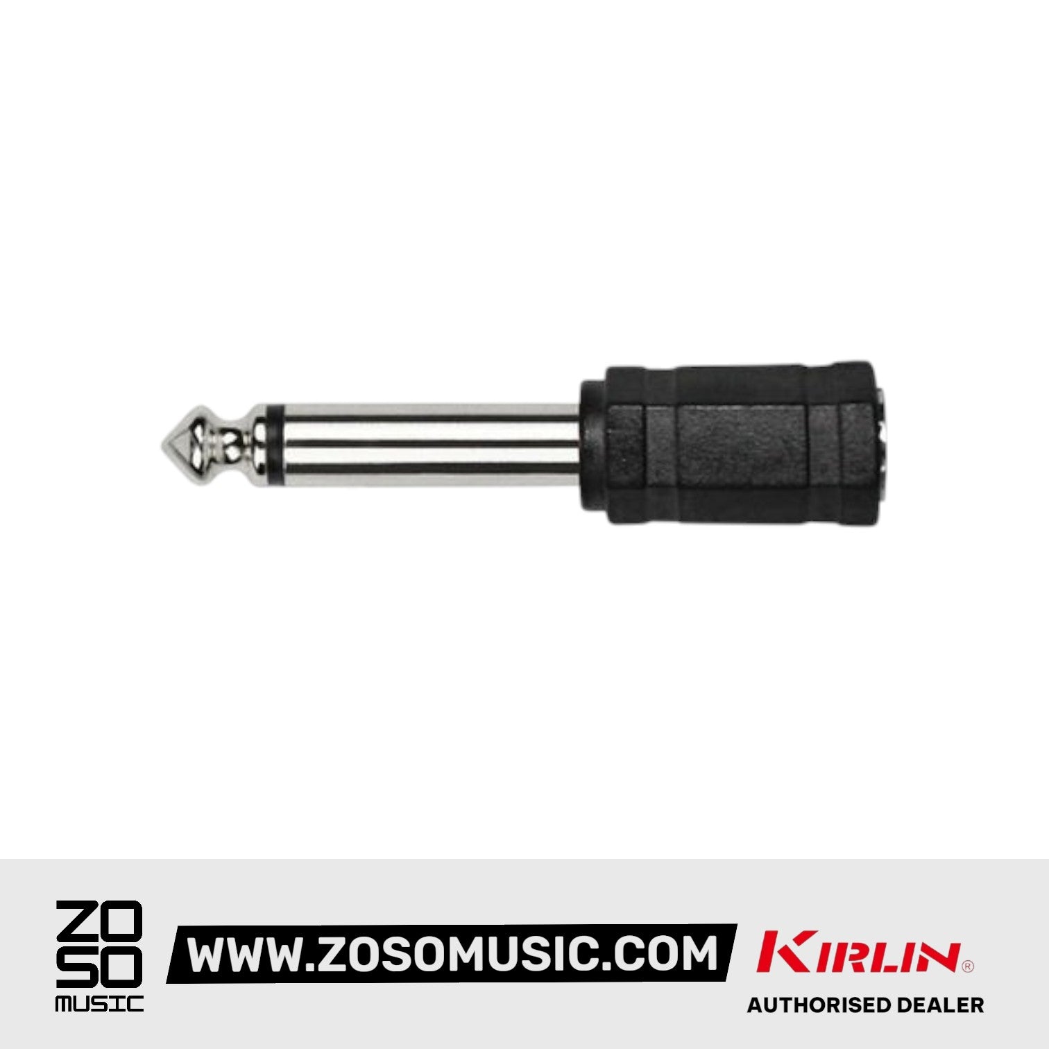 Kirlin 2613M Adapter 6.5mm to 3.5mm Mono Adapter Instrument Jack Pairs