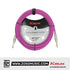 Kirlin Cable IM-201PRG Red Frost Instrument Cable Mono Plug 6 Meter Guitar Cable
