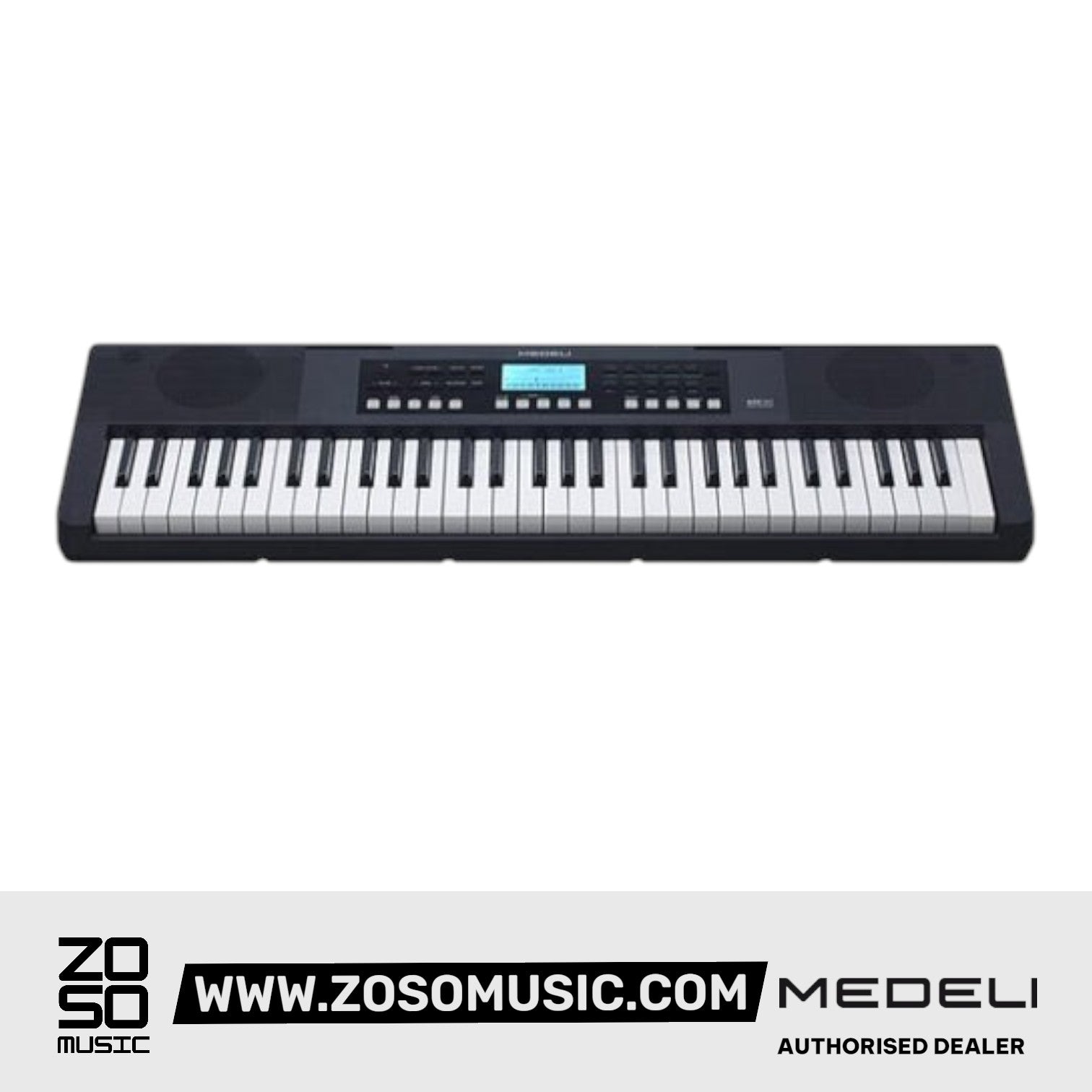 Medeli MK61 61 Keys Portable Keyboard - Black |  MEDELI |  KEYBOARD-PORTABLE |  Zoso Music