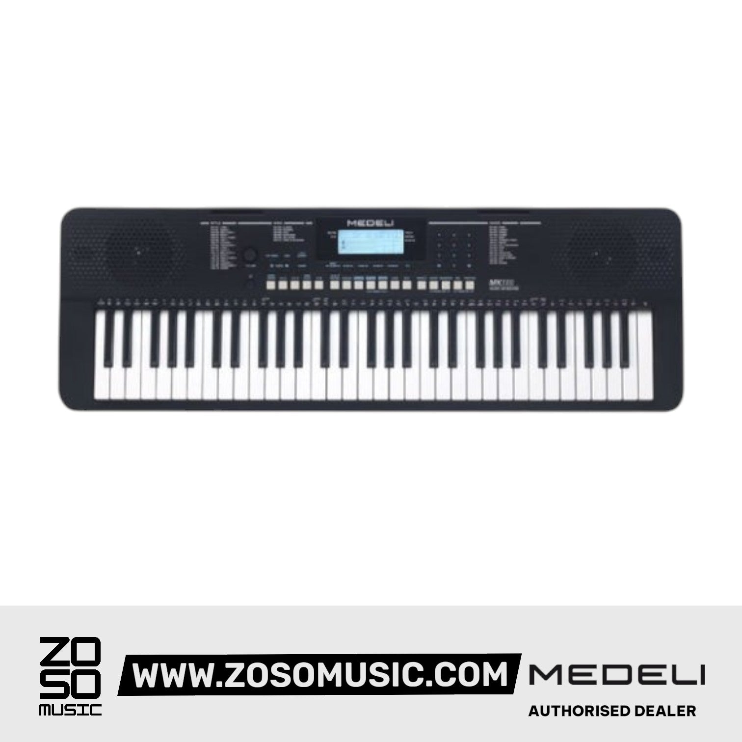 Medeli MK110 61 Keys Portable Keyboard - Black |  MEDELI |  KEYBOARD-PORTABLE |  Zoso Music
