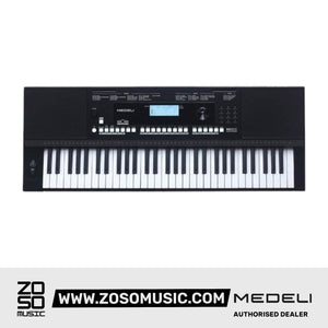 Medeli MK300 61 Keys Portable Keyboard - Black |  MEDELI |  KEYBOARD-PORTABLE |  Zoso Music