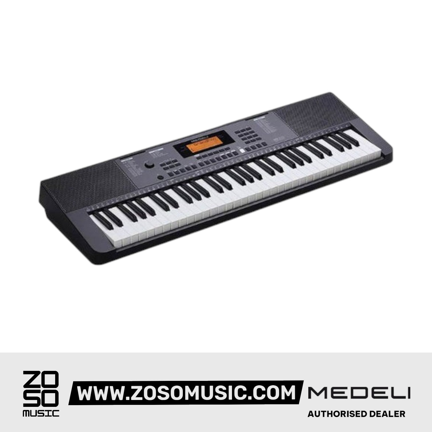 Medeli MK200 61 Keys Portable Keyboard Original Adapter - Black |  MEDELI |  KEYBOARD-PORTABLE |  Zoso Music