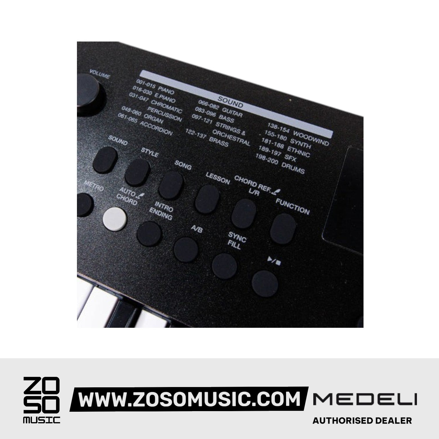 Medeli MK49 49 Keys Portable Keyboard Basic Package with Adapter |  MEDELI |  KEYBOARD-PORTABLE |  Zoso Music