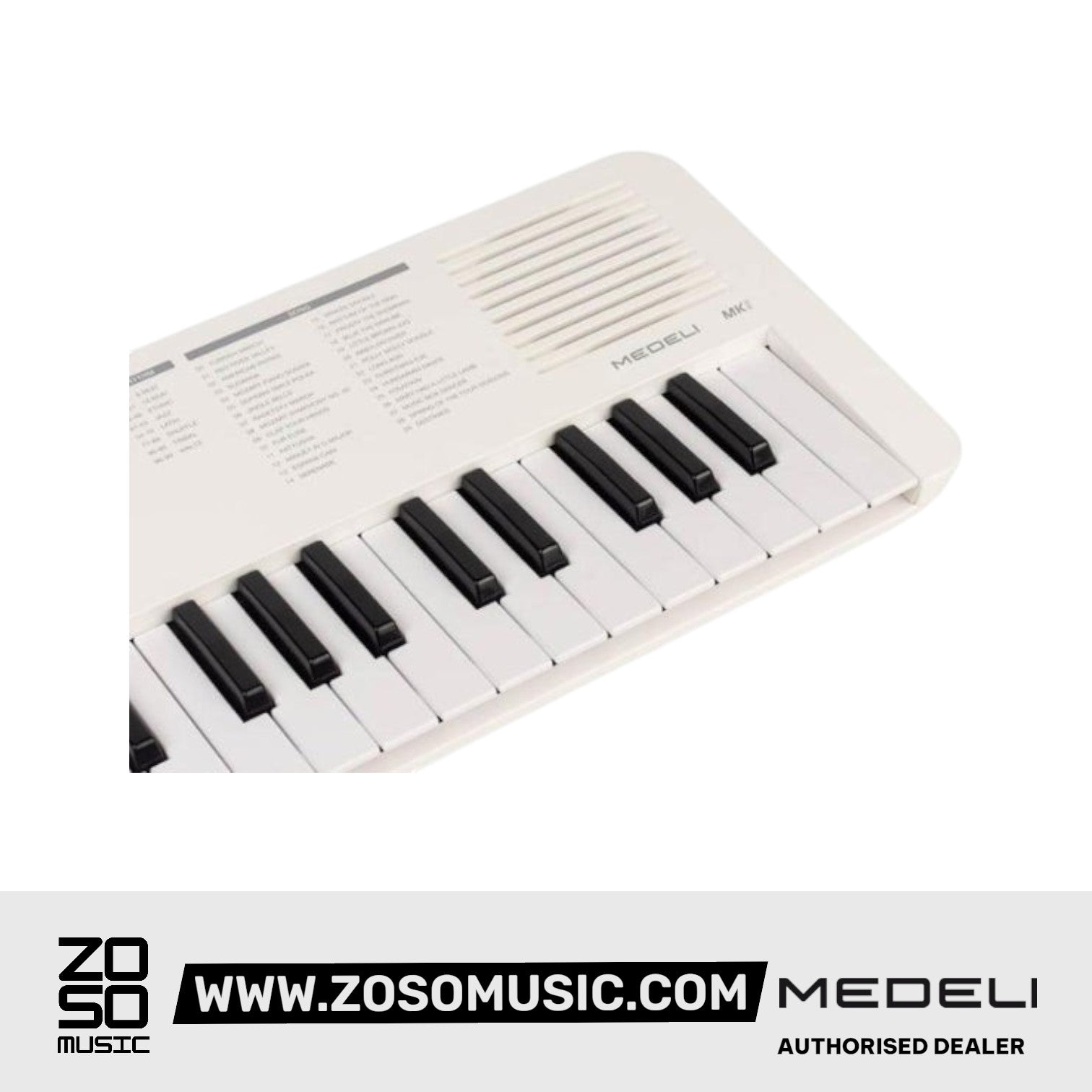 Medeli MK1 37 Key Portable Mini Keyboard with Original Adapter |  MEDELI |  KEYBOARD-PORTABLE |  Zoso Music