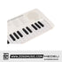 Medeli MK1 37 Key Portable Mini Keyboard with Original Adapter |  MEDELI |  KEYBOARD-PORTABLE |  Zoso Music