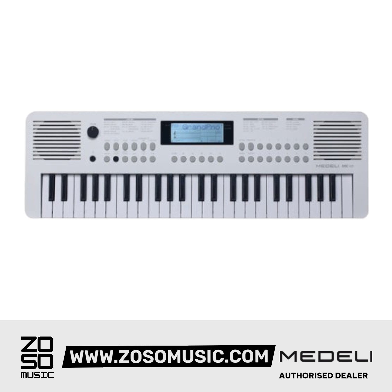 Medeli MK49 49 Keys Portable Keyboard Basic Package with Adapter |  MEDELI |  KEYBOARD-PORTABLE |  Zoso Music
