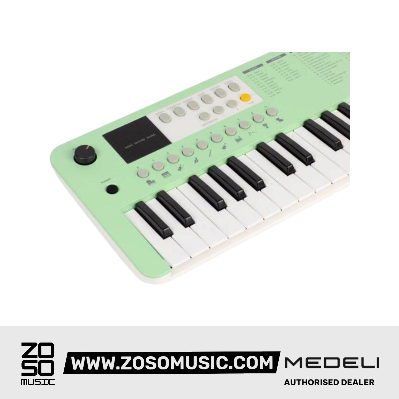 Medeli MK1 37 Key Portable Mini Keyboard with Original Adapter |  MEDELI |  KEYBOARD-PORTABLE |  Zoso Music