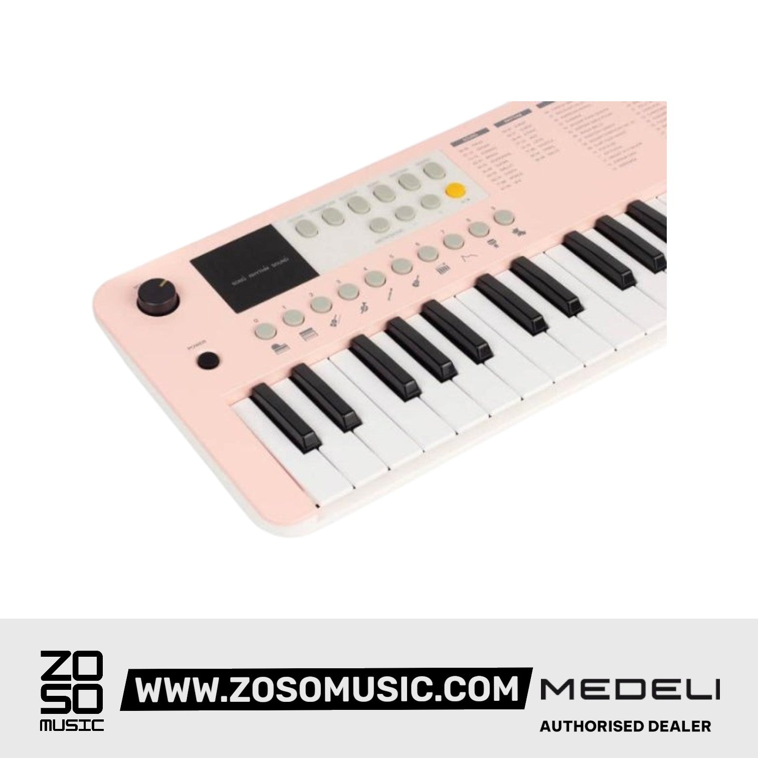 Medeli MK1 37 Key Portable Mini Keyboard with Original Adapter |  MEDELI |  KEYBOARD-PORTABLE |  Zoso Music
