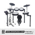 Medeli MZ538 Digital Electric Drum Set Package with Throne |  MEDELI |  DRUM-ELECTRONIC |  Zoso Music