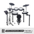 Medeli MZ538 Digital Electric Drum Set Package with Throne |  MEDELI |  DRUM-ELECTRONIC |  Zoso Music