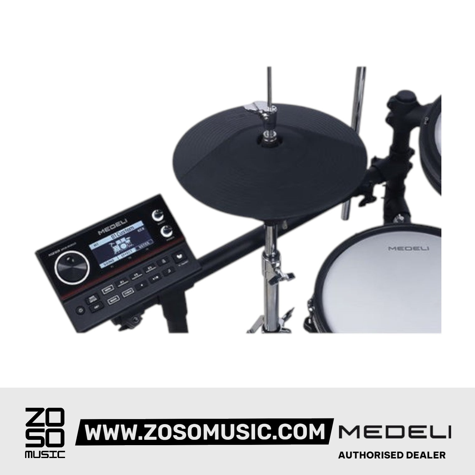 Medeli MZ538 Digital Electric Drum Set Package with Throne |  MEDELI |  DRUM-ELECTRONIC |  Zoso Music