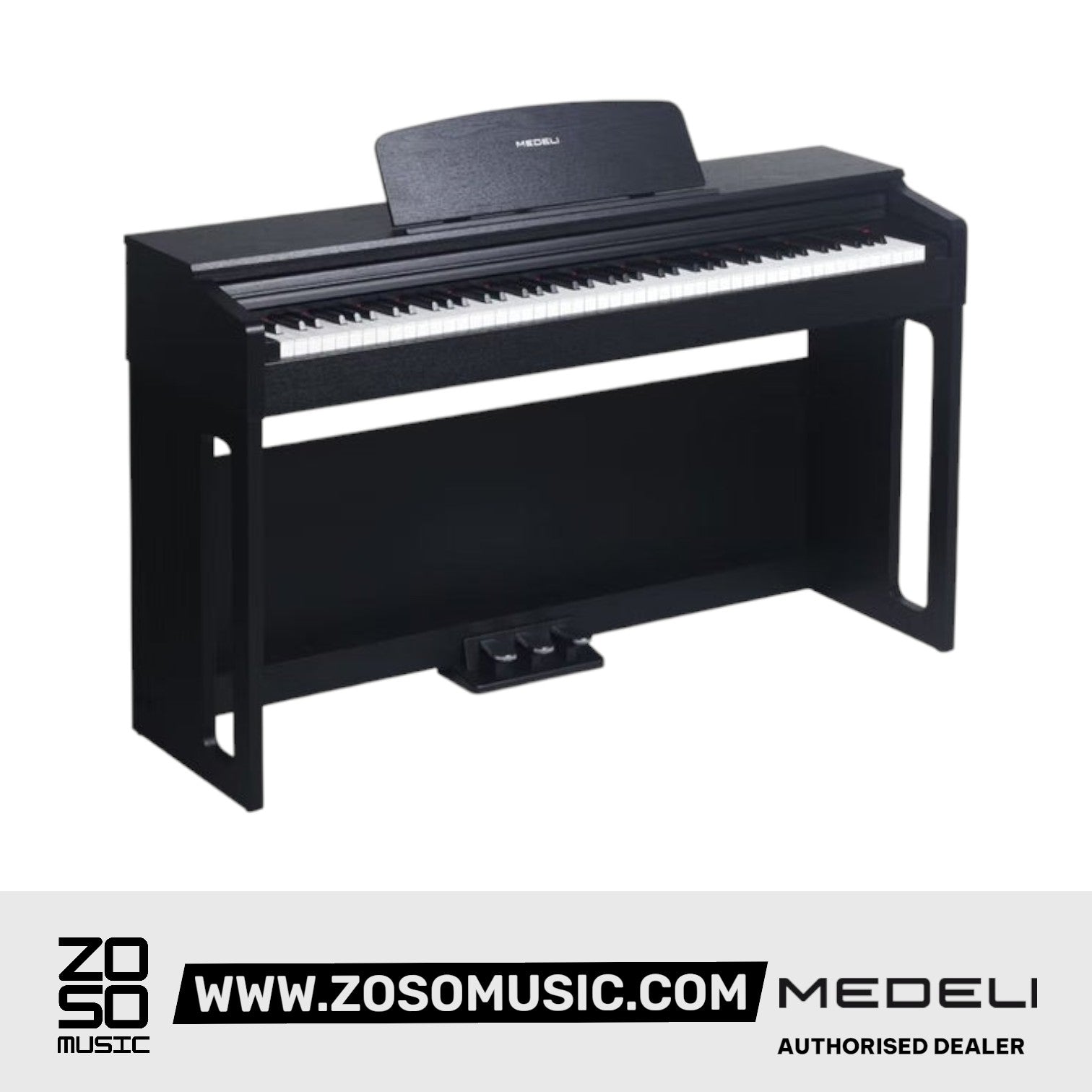 Medeli UP82 88 Keys Entry Level Upright Piano Package With Built In Metronome |  MEDELI |  PIANO-UPRIGHT |  Zoso Music