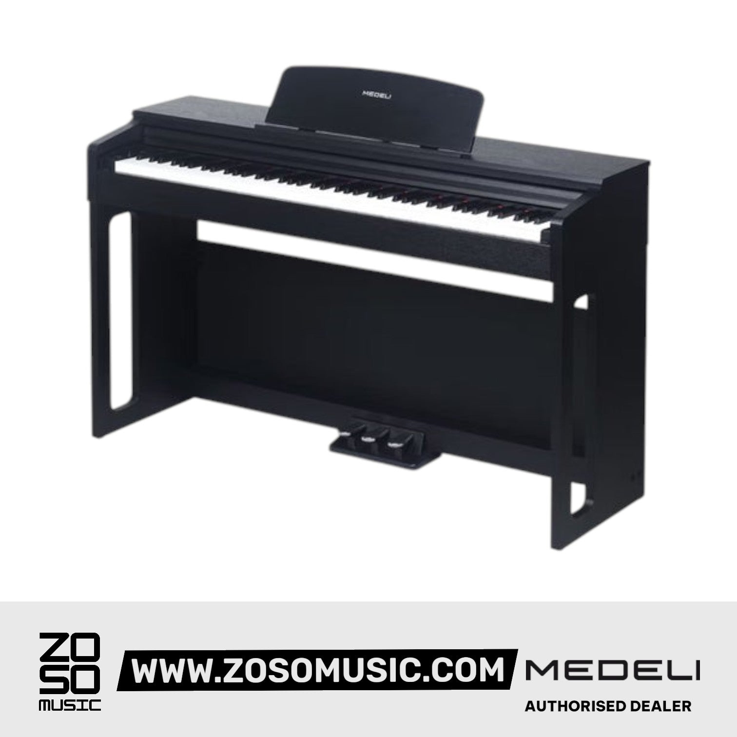 Medeli UP82 88 Keys Entry Level Upright Piano Package With Built In Metronome |  MEDELI |  PIANO-UPRIGHT |  Zoso Music