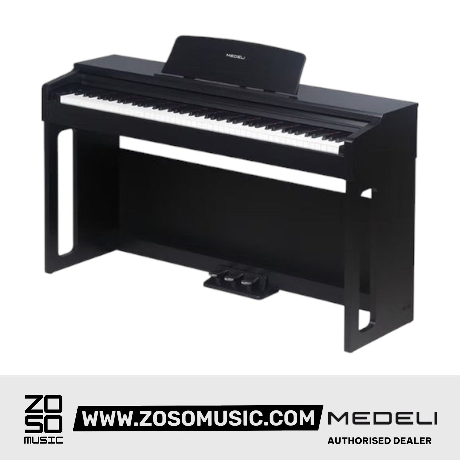 Medeli UP105 88 Keys Entry Level Upright Piano Package With Built In Metronome |  MEDELI |  PIANO-DIGITAL |  Zoso Music