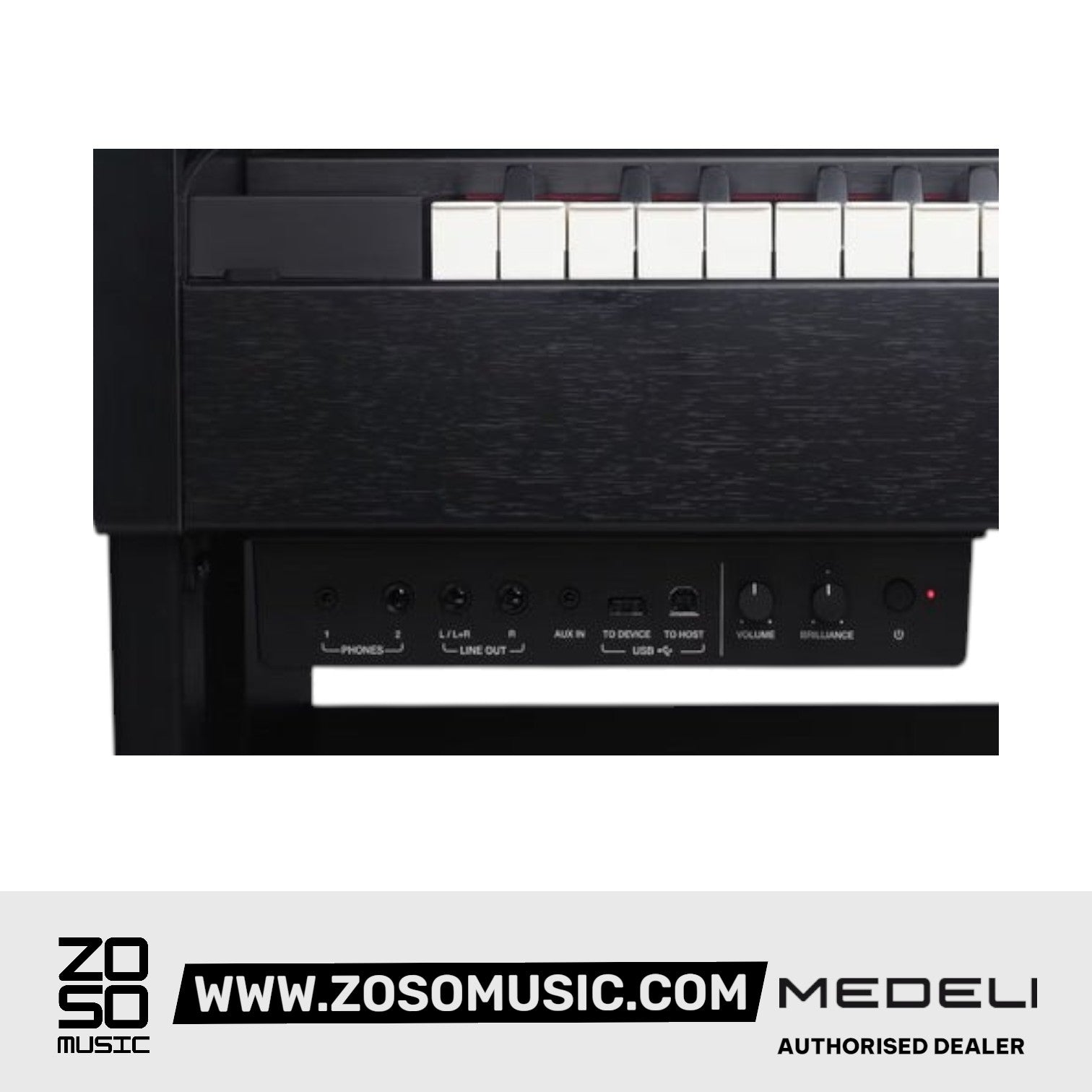 Medeli UP405E 88 Keys Upright Piano Package With Graded Action 3 Sensor Premium |  MEDELI |  PIANO-DIGITAL |  Zoso Music