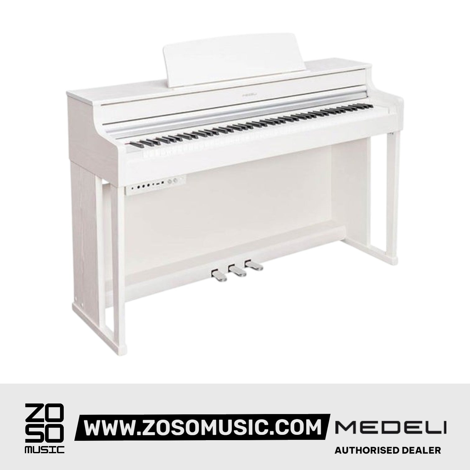 Medeli UP405E 88 Keys Upright Piano Package With Graded Action 3 Sensor Premium |  MEDELI |  PIANO-DIGITAL |  Zoso Music