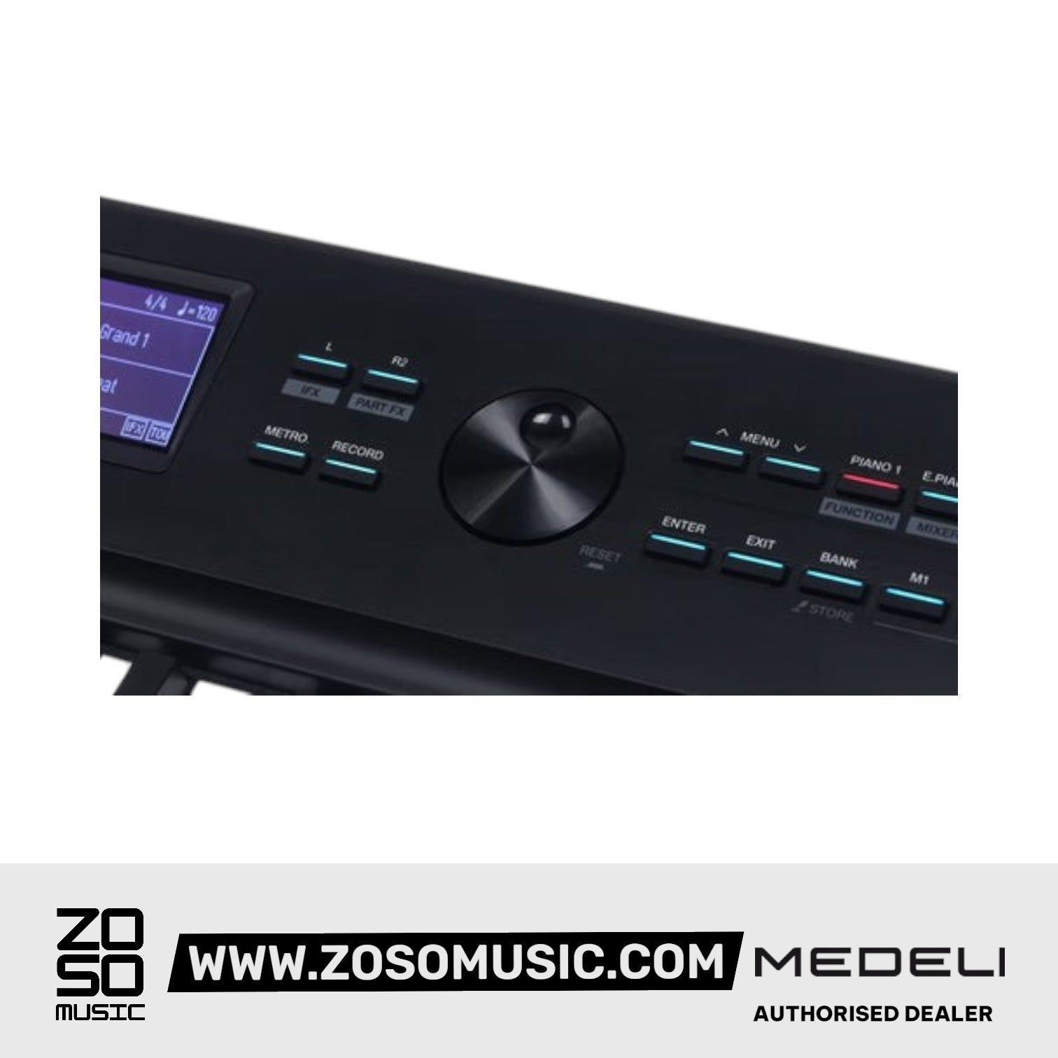 Medeli SP-A500 88 Keys Compact Portable Digital Piano With Backlit LCD Built in Instrument Sound |  MEDELI |  KEYBOARD-PORTABLE |  Zoso Music