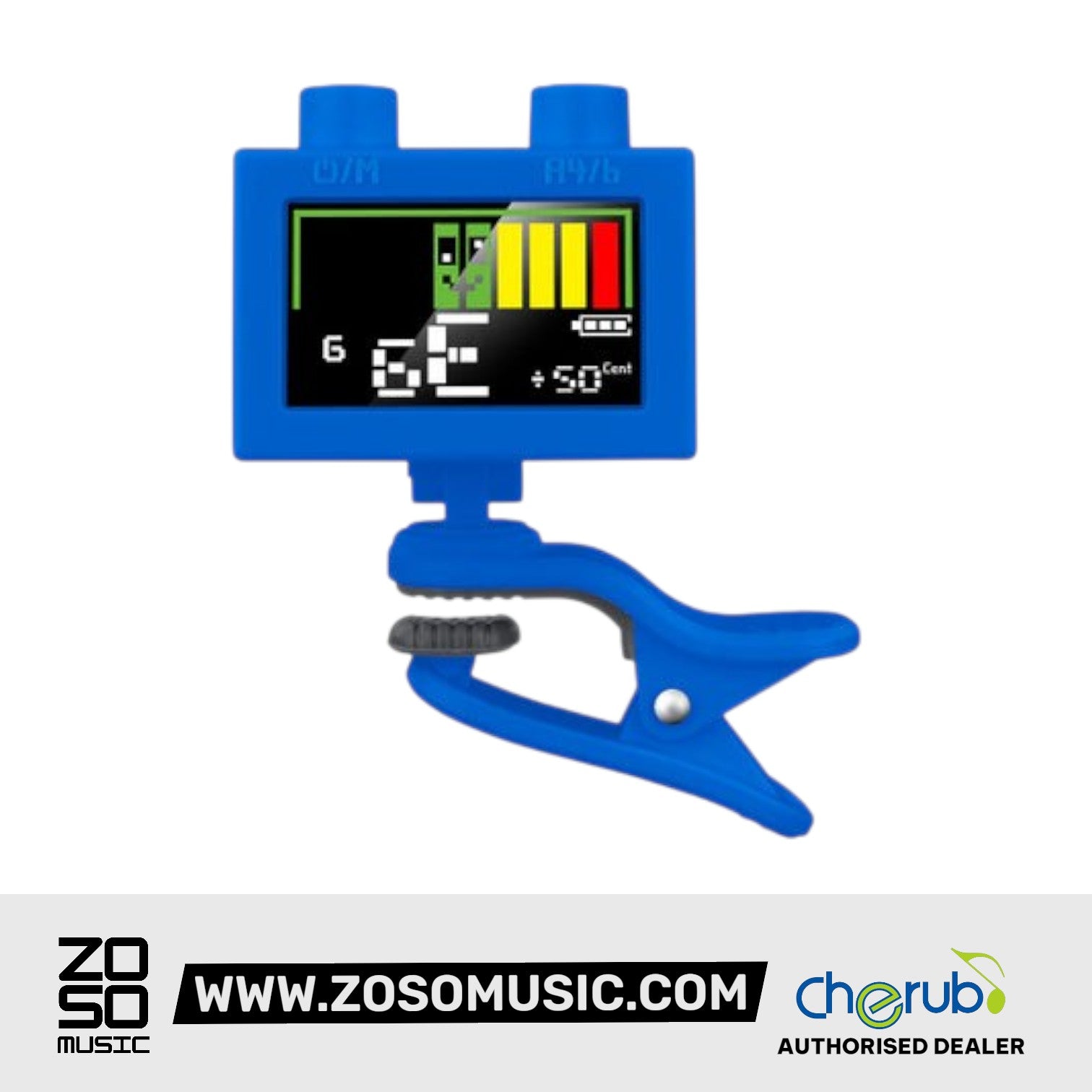 Cherub WST-570LI Clip On Chromatic Tuner For Any Instrument With LCD Display
