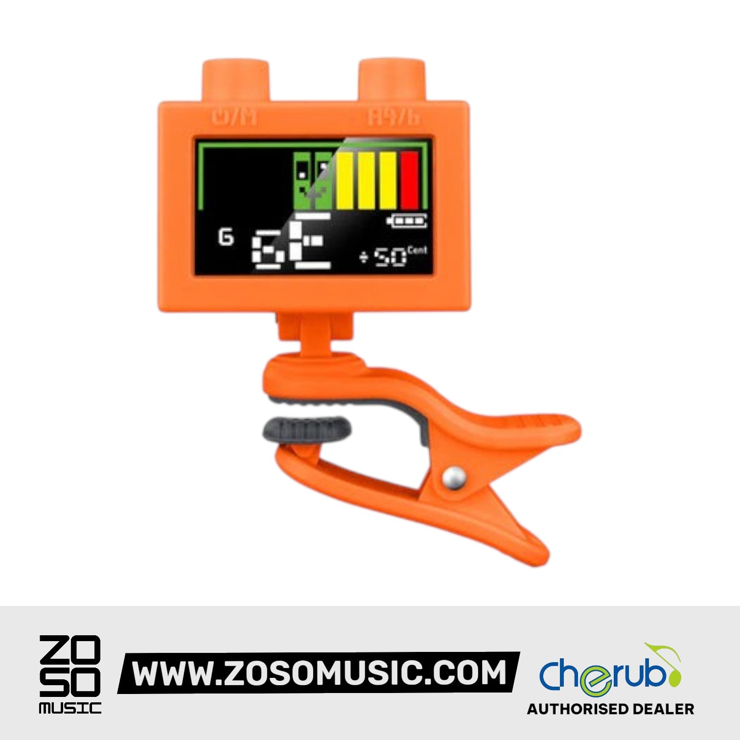 Cherub WST-570LI Clip On Chromatic Tuner For Any Instrument With LCD Display