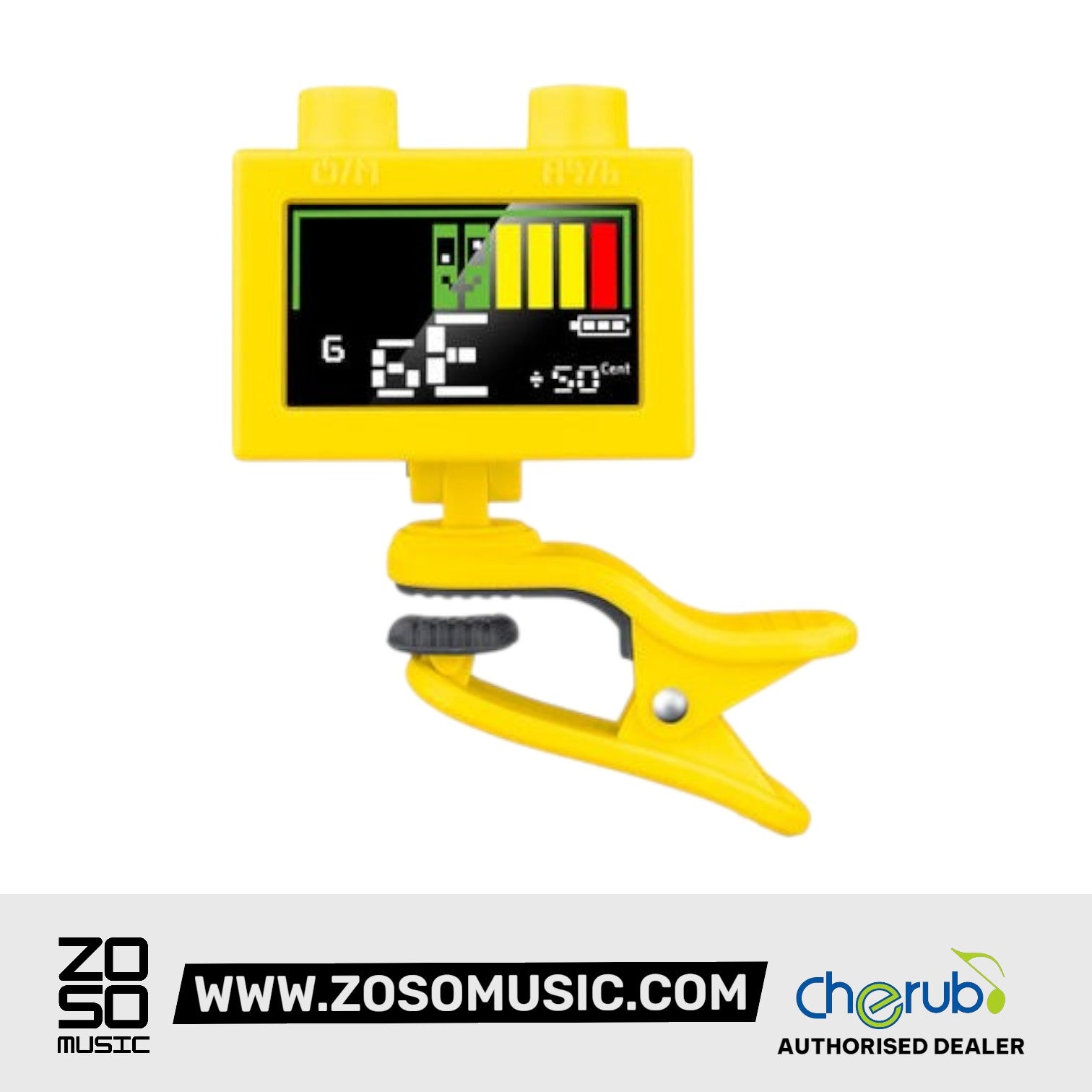 Cherub WST-570LI Clip On Chromatic Tuner For Any Instrument With LCD Display