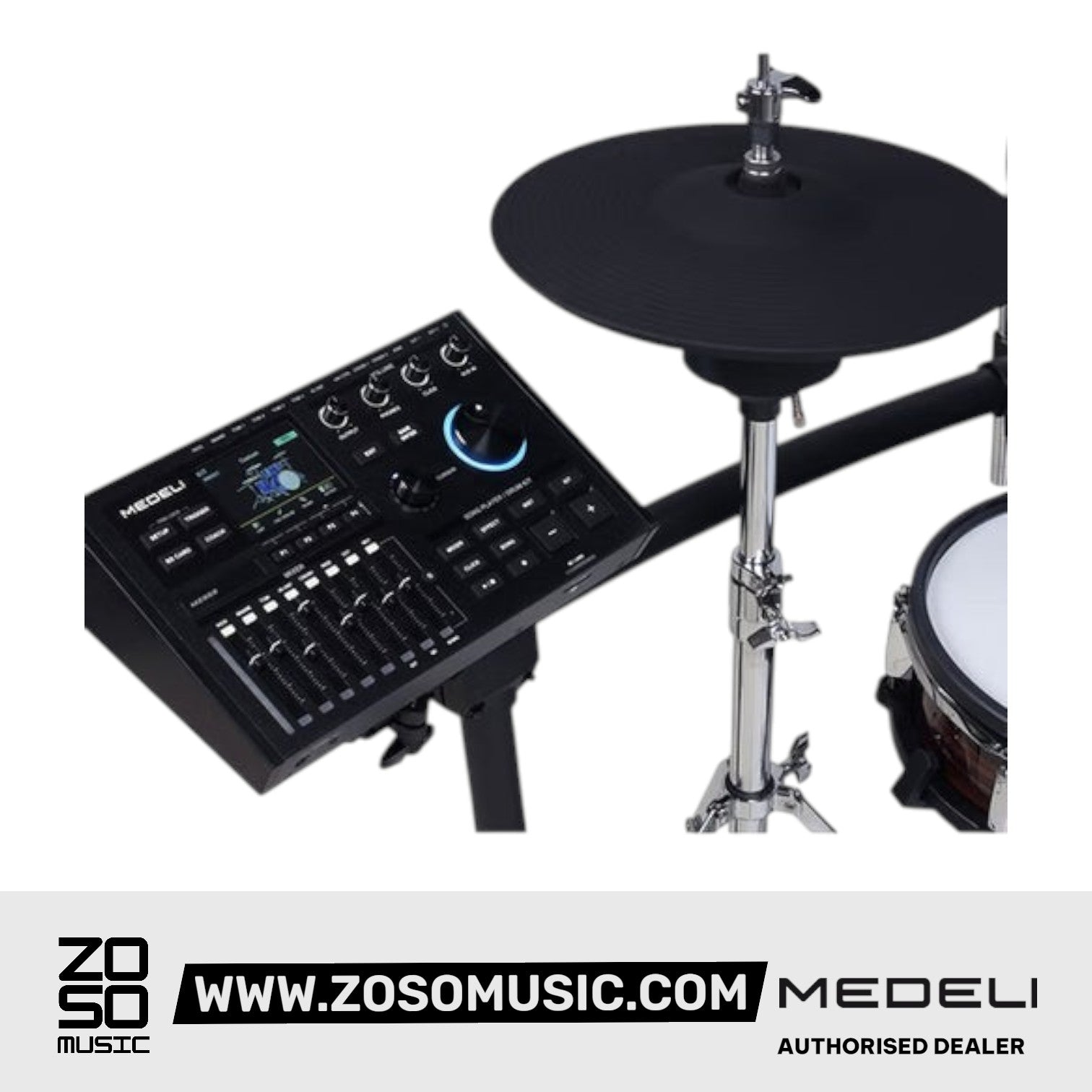 Medeli MZ923 Digital Electric Drum Set Kit Package with Bluetooth |  MEDELI |  DRUM-ELECTRONIC |  Zoso Music