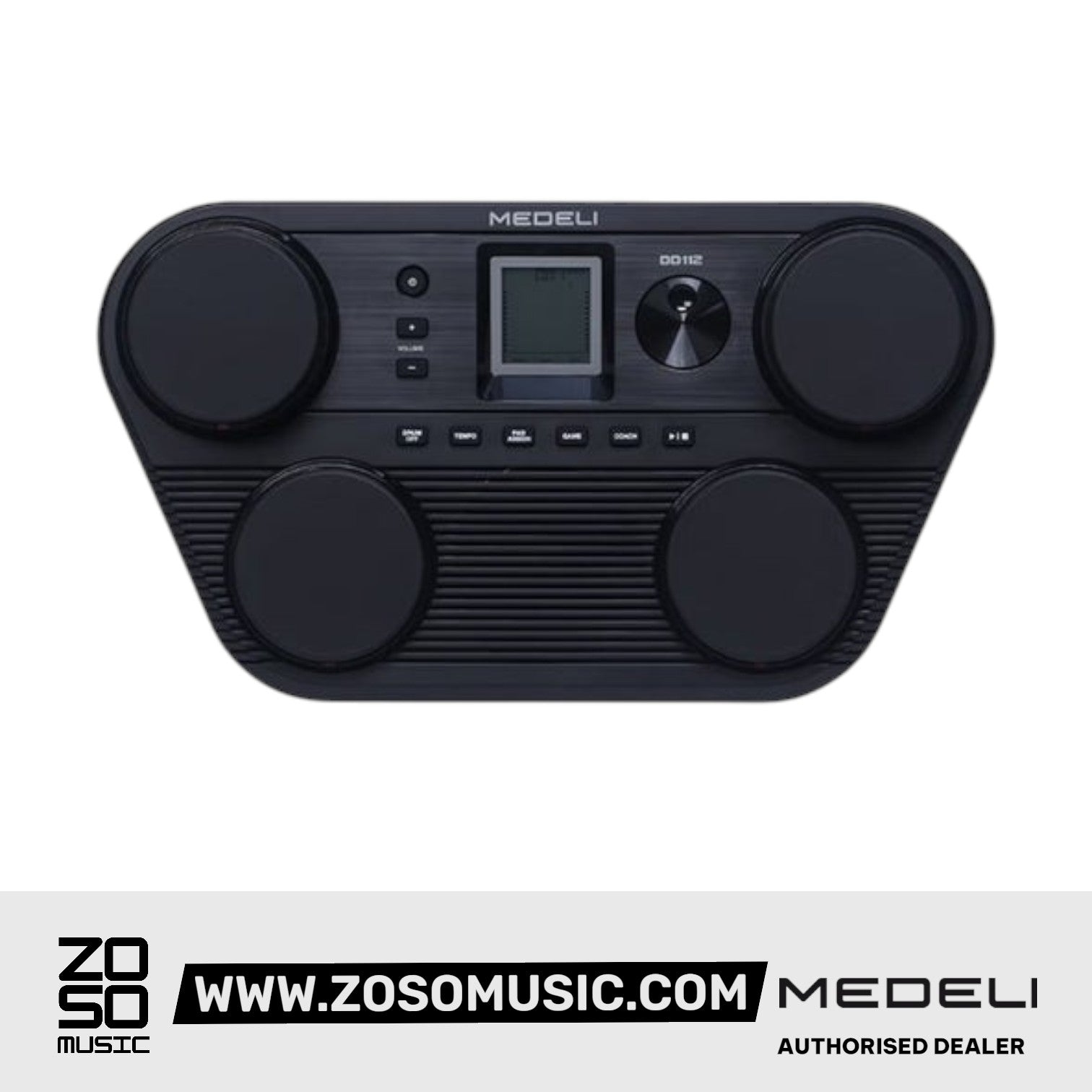 Medeli DD112 Portable Tabletop Electric Drum with Built In Speaker |  MEDELI |  DRUM-ELECTRONIC |  Zoso Music