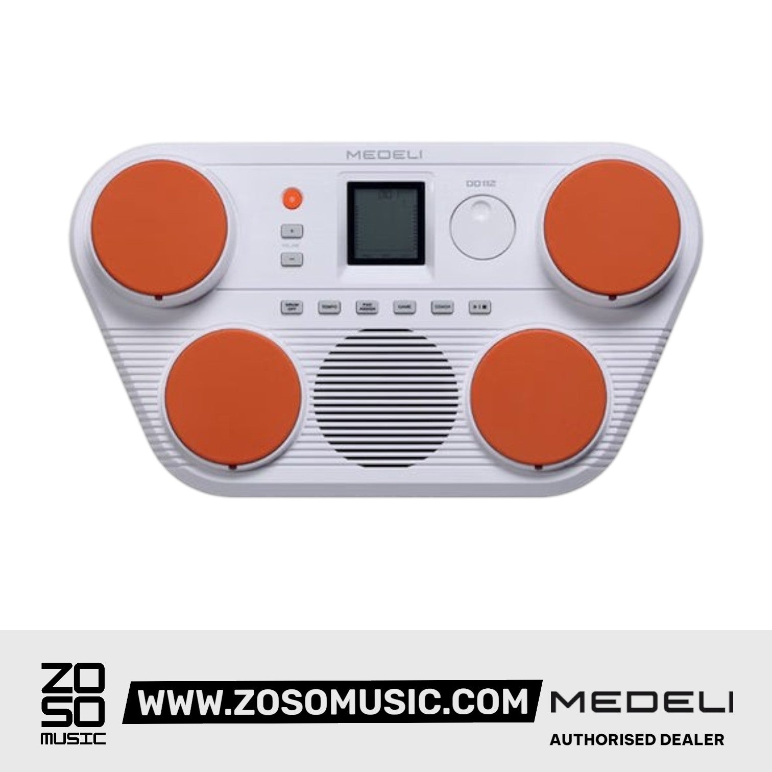 Medeli DD112 Portable Tabletop Electric Drum with Built In Speaker |  MEDELI |  DRUM-ELECTRONIC |  Zoso Music