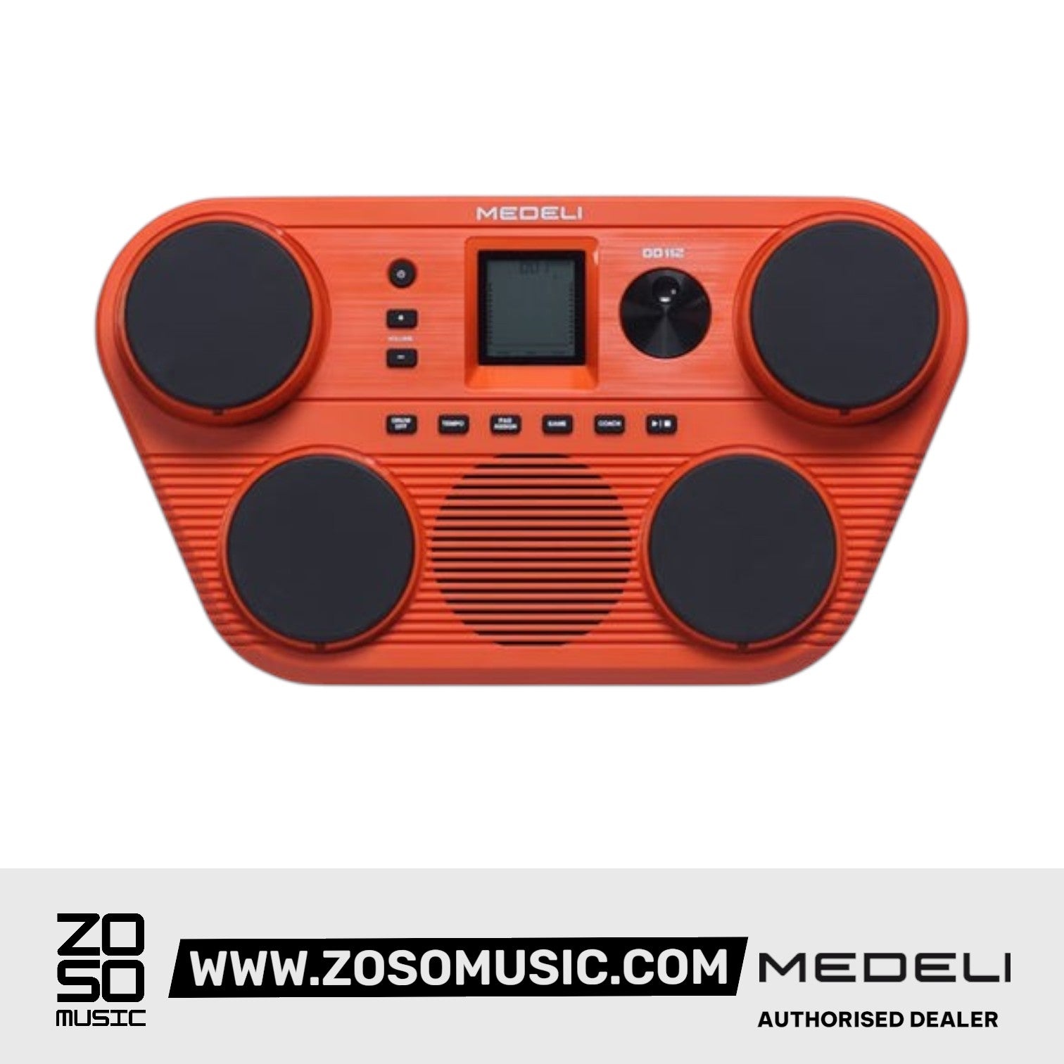 Medeli DD112 Portable Tabletop Electric Drum with Built In Speaker |  MEDELI |  DRUM-ELECTRONIC |  Zoso Music