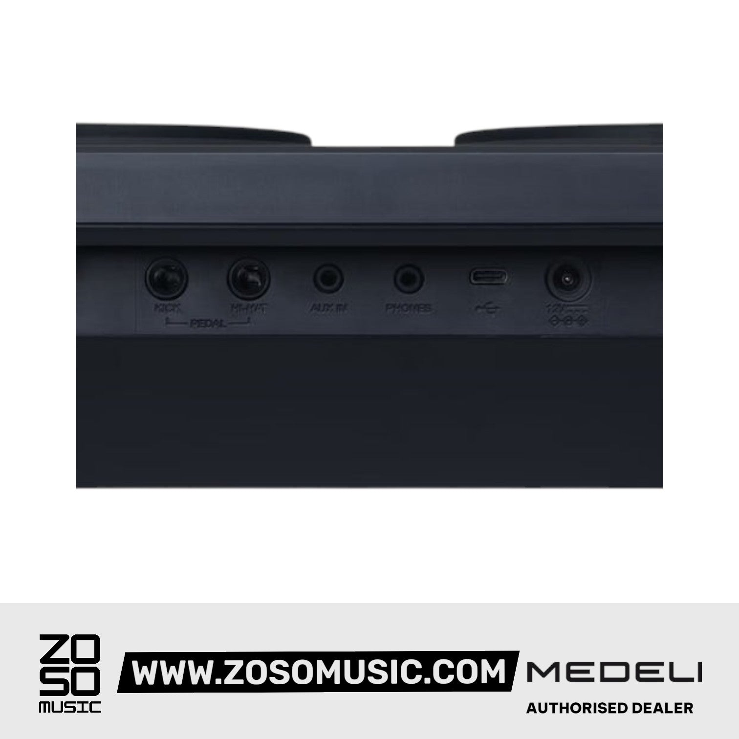 Medeli DD221 7 Pads Portable Tabletop Electric Drum with USB and Built In Speaker |  MEDELI |  DRUM-ELECTRONIC |  Zoso Music