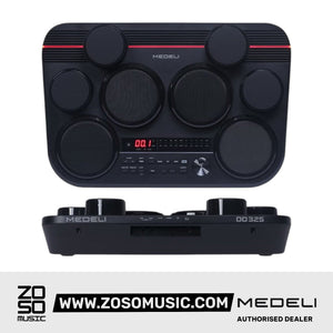 Medeli DD325 8 Pads Portable Compact Electric Drum Kit |  MEDELI |  DRUM-ELECTRONIC |  Zoso Music