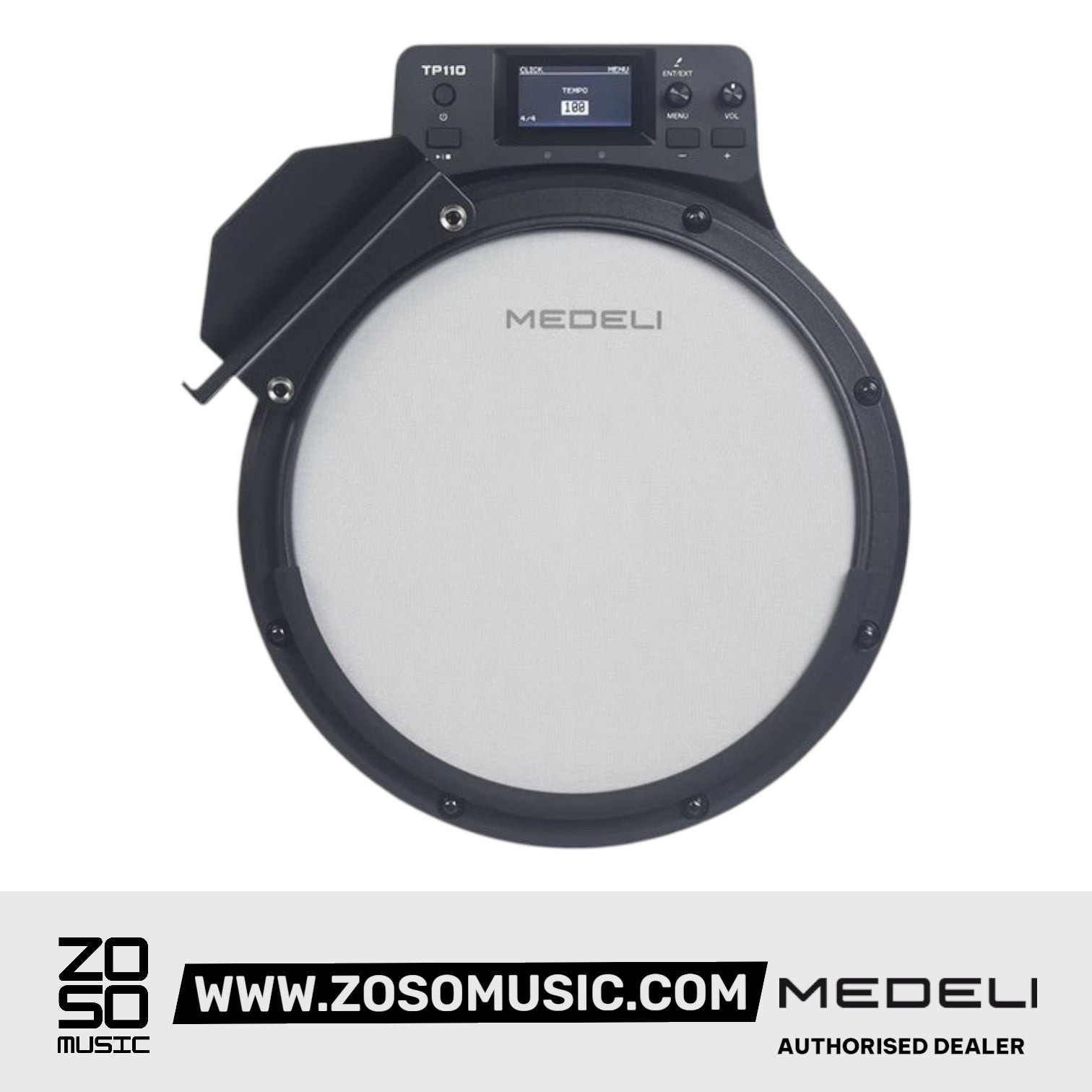 Medeli TP110 Portable Electronic Practice Pad for Beginner and Professional |  MEDELI |  DRUM-PRACTICE PAD |  Zoso Music