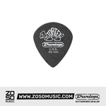 Jim Dunlop 482P Tortex Pitch Black Jazz III Guitar Picks | 0.50mm - 1.50mm