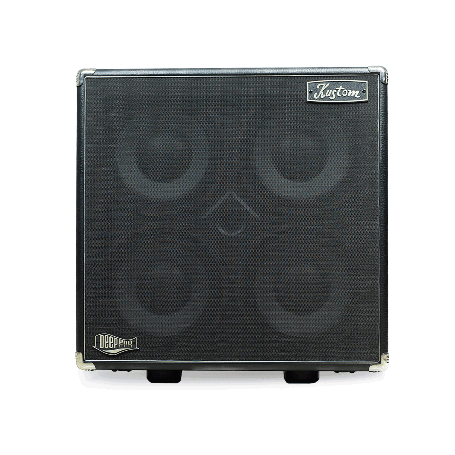 Kustom DE300HD + DE410H Deep End 300W Hybrid Tube Bass Amplifier Head with 400W Speaker Cabinet (4 x 10Inch Speakers)