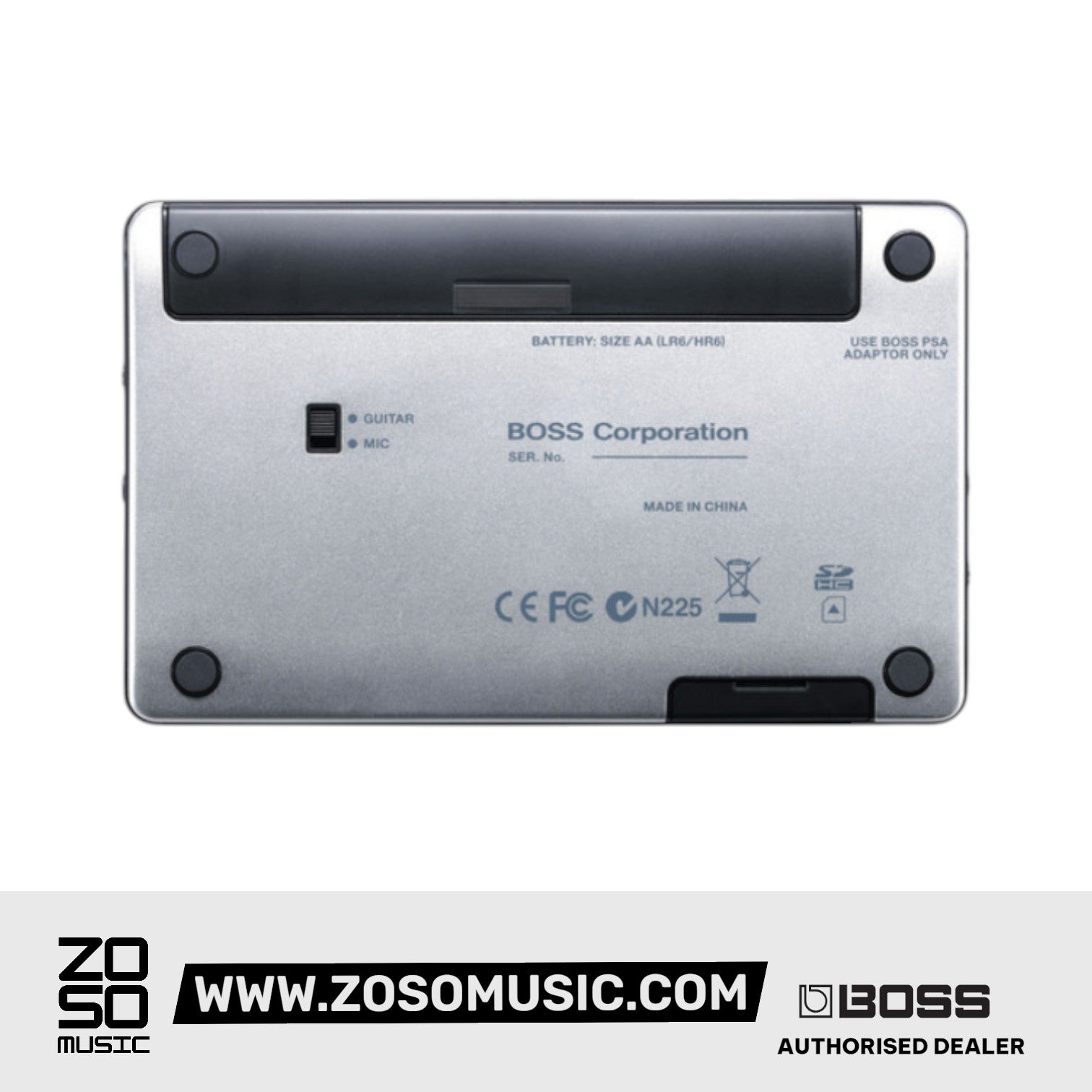 BOSS BR-80 MICRO BR 8-TRACK DIGITAL RECORDER/AUDIO INTERFACE WITH 2-TRACK SIMULTANEOUS RECORDING, 8-TRACK PLAYBACK, 64 VIRTUAL TRACKS, AND COSM EFFECTS | BOSS , Zoso Music