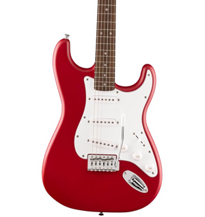 Squier Debut Series Stratocaster Electric Guitar, Laurel FB, Dakota Red | Zoso Music Sdn Bhd