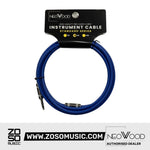 Neowood AMO001 3 & 6 Meter QTR-QTR Instrument Cable Yellow |  NEOWOOD |  CABLES |  Zoso Music