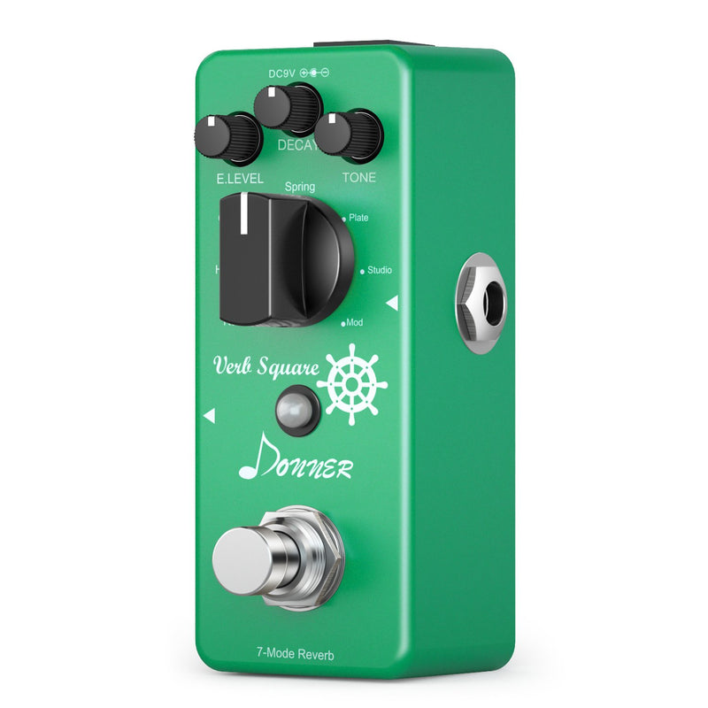 Donner Ec965 Verb Square 7-mode Reverb Guitar Effect Pedal |  DONNER |  EFFECTS |  Zoso Music