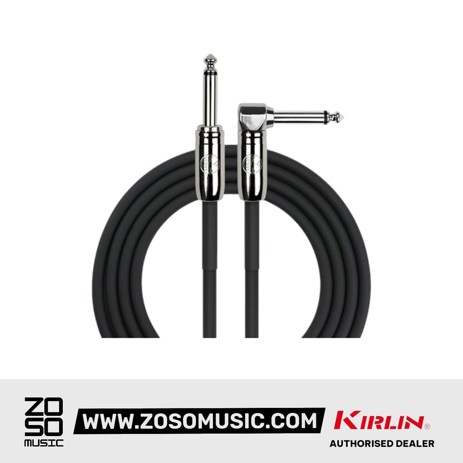 Kirlin Cable IPCC-202PN Right Angle L Mono Instrument Cable