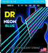 DR Strings NBE-9 NEON Blue Coated Nickel Plated Electric Guitar Strings | Light (009 - 042) |  DR STRINGS |  STRINGS-ELECTRIC GUITAR |  Zoso Music