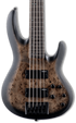 ESP LTD B-5 Ebony Bass Guitar - Charcoal Burst Satin | Zoso Music Sdn Bhd