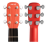 Lava Me 3 38inch Carbon Fiber Smart Guitar with Space Bag - Red |  LAVA MUSIC |  SMART GUITAR |  Zoso Music