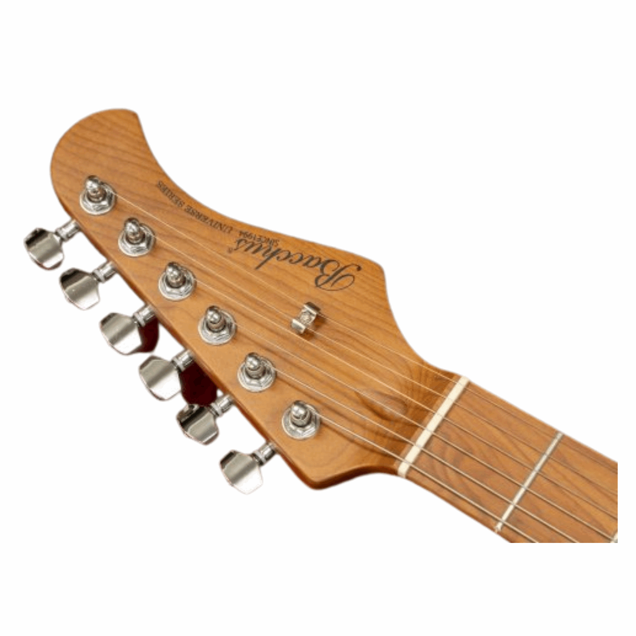 Bacchus Bst-2-rsm/m-3ts Universe Series Roasted Maple Electric Guitar, 3 Tone Sunburst With Bag