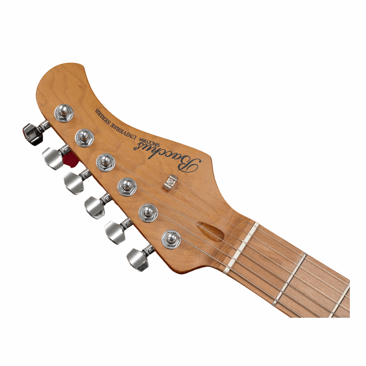 Bacchus Bjm-1rsm/m-3ts Universe Series Roasted Maple Electric Guitar, 3 Tone Sunburst With Bag