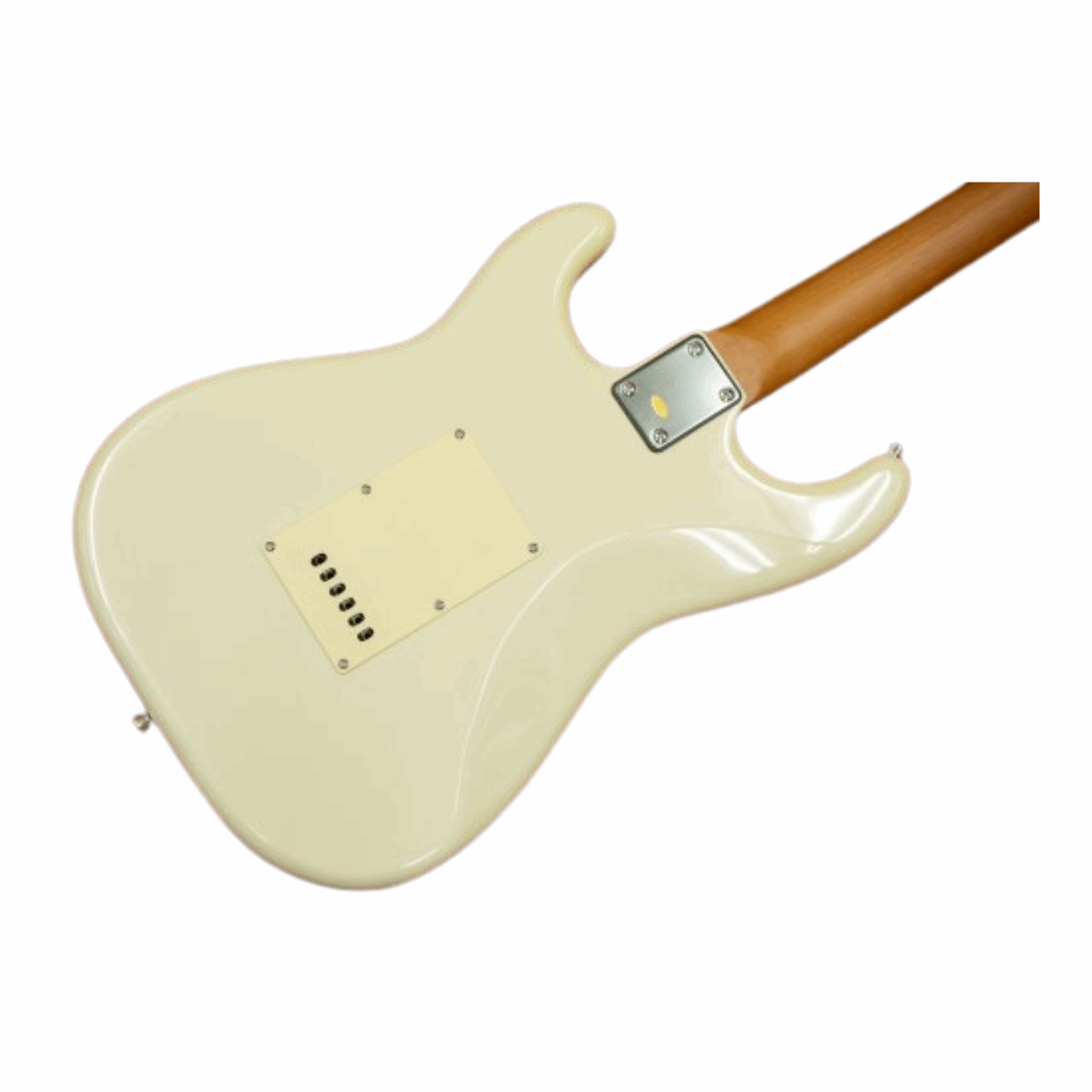 Bacchus Bst-1-rsm/m-owh Universe Series Roasted Maple Electric Guitar, Olympic White With Bag