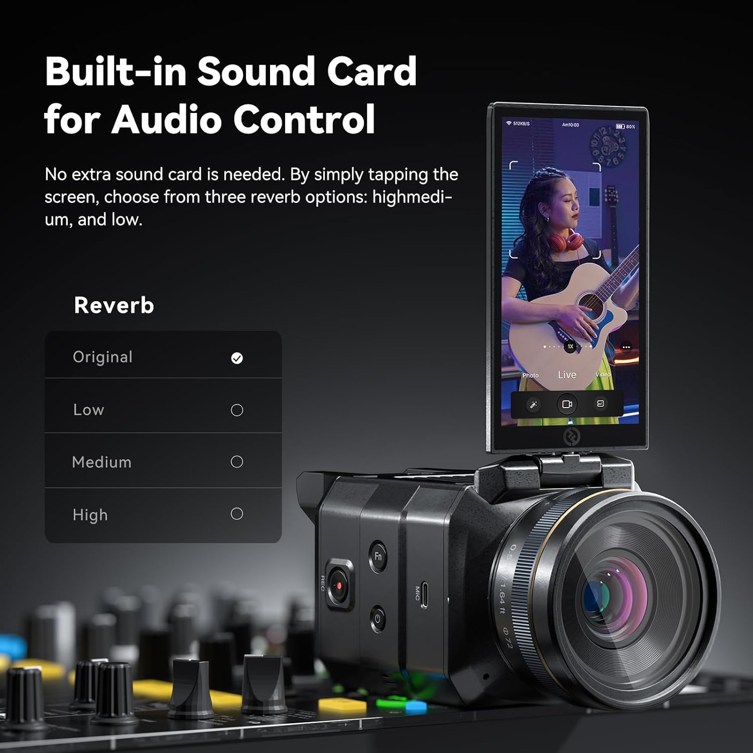 Hollyland VenusLiv Live Streaming Camera |  HOLLYLAND |  LIVE STUDIO - TIMECODE |  Zoso Music