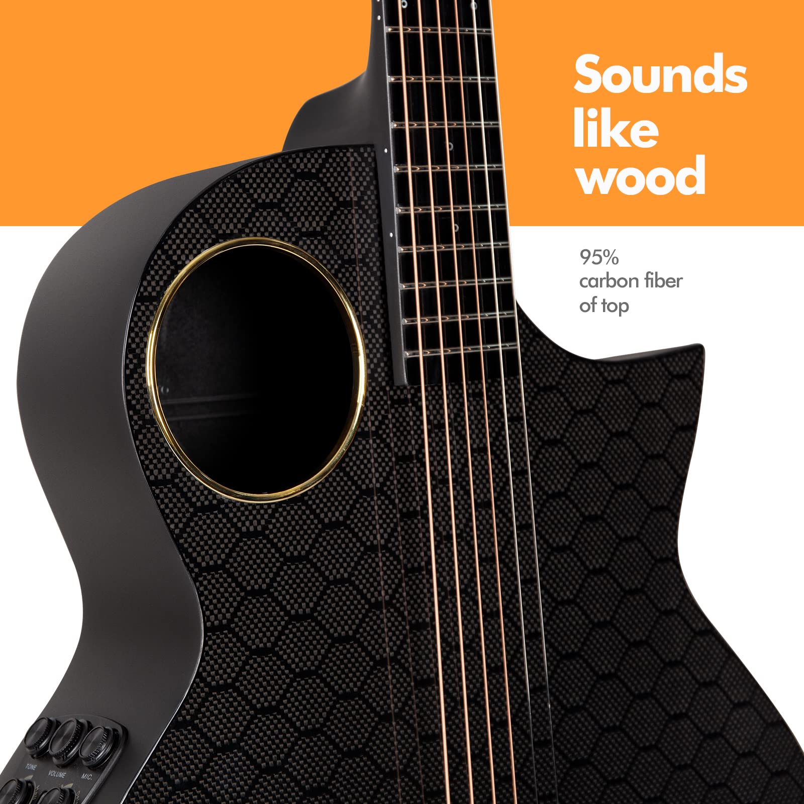 Enya X4 Pro Carbon Fiber Acousticplus® Guitar