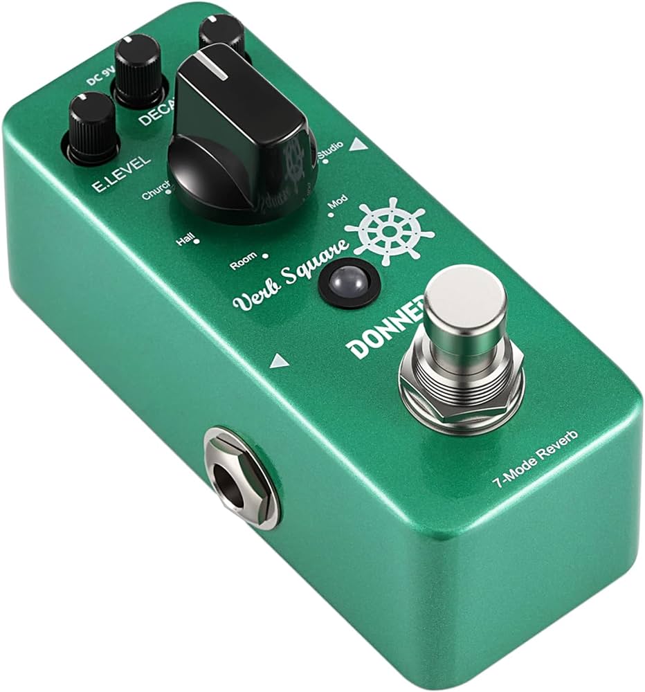 Donner Ec965 Verb Square 7-mode Reverb Guitar Effect Pedal |  DONNER |  EFFECTS |  Zoso Music