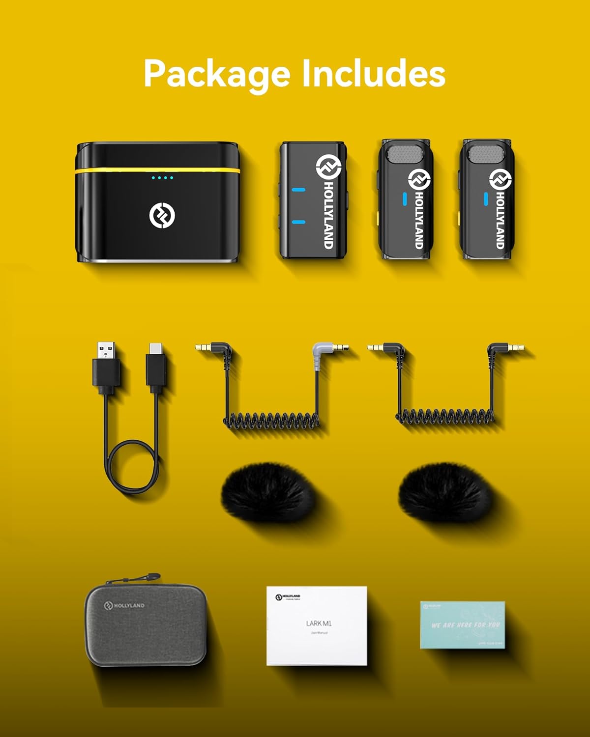Hollyland LARK M1 DUO 2-Person Wireless Microphone System (2.4 GHz) |  HOLLYLAND |  WIRELESS MICROPHONE SYSTEM |  Zoso Music