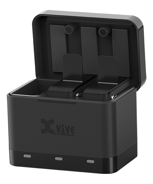 Xvive Audio U5C Battery Charger Case with Three Batteries for U5 Wireless Systems